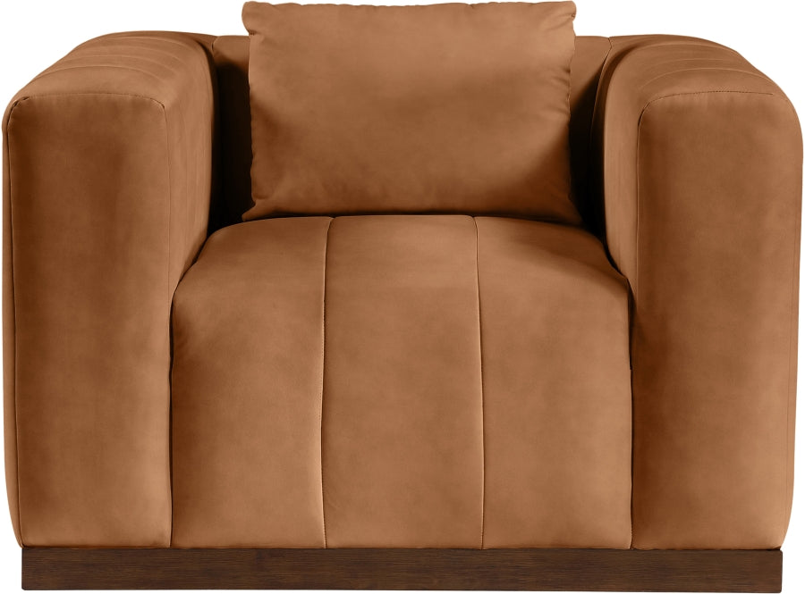 Mallina Vegan Leather Upholstered Accent Chair