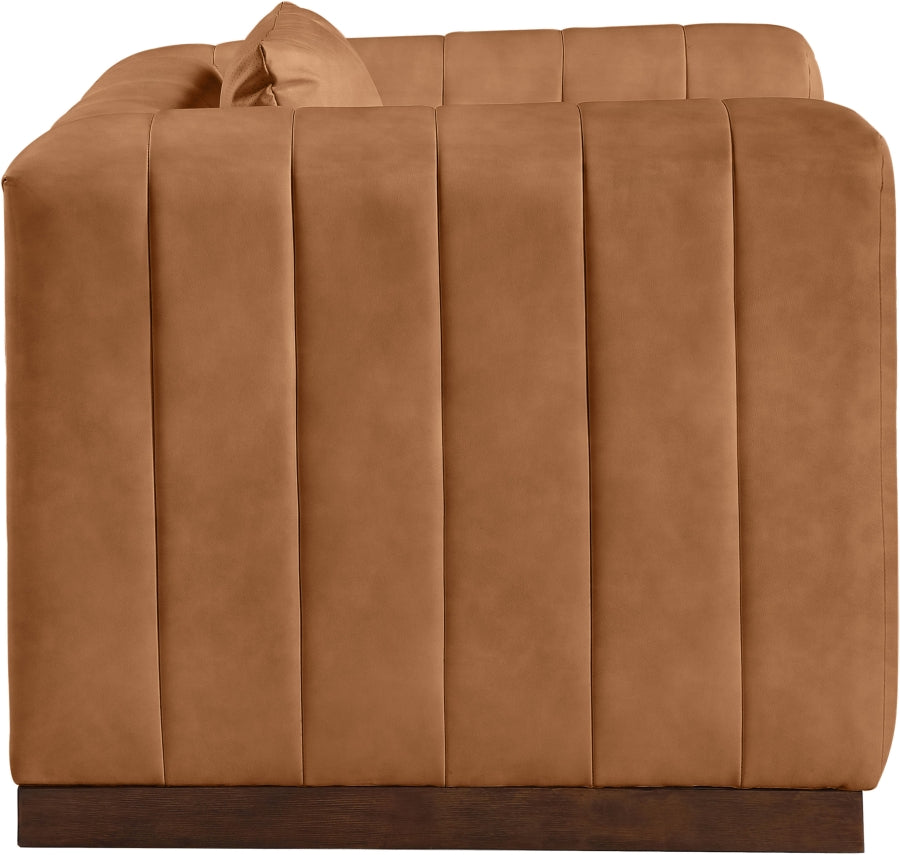 Mallina Vegan Leather Upholstered Accent Chair