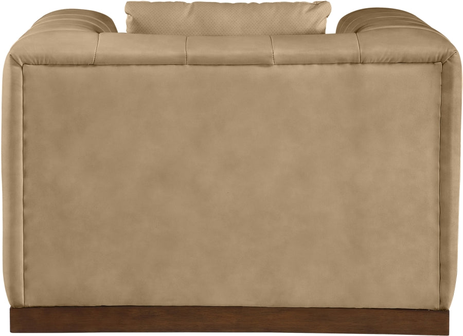 Mallina Vegan Leather Upholstered Accent Chair