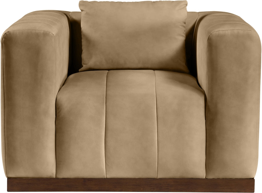 Mallina Vegan Leather Upholstered Accent Chair