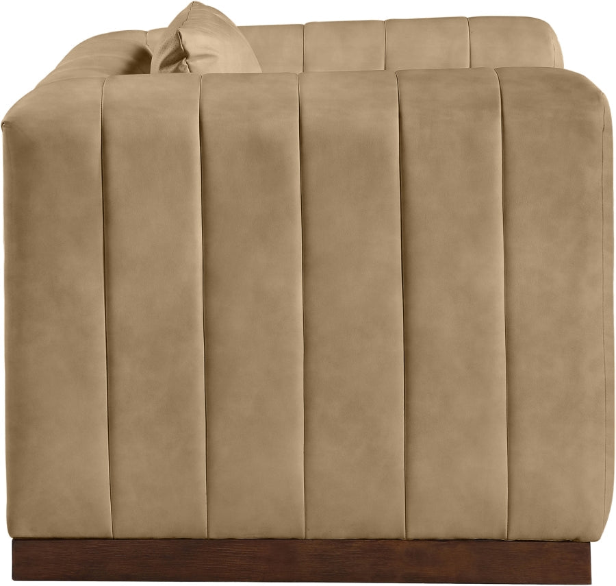 Mallina Vegan Leather Upholstered Accent Chair