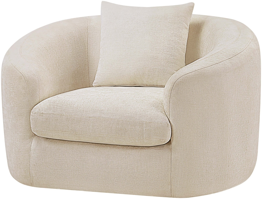 Penelope Chenille Fabric Upholstered Accent Chair