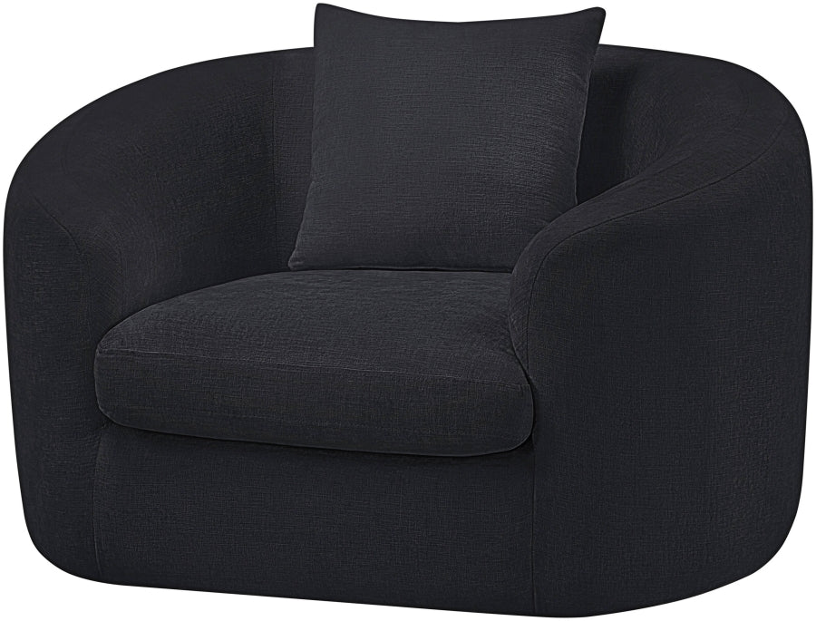 Penelope Chenille Fabric Upholstered Accent Chair