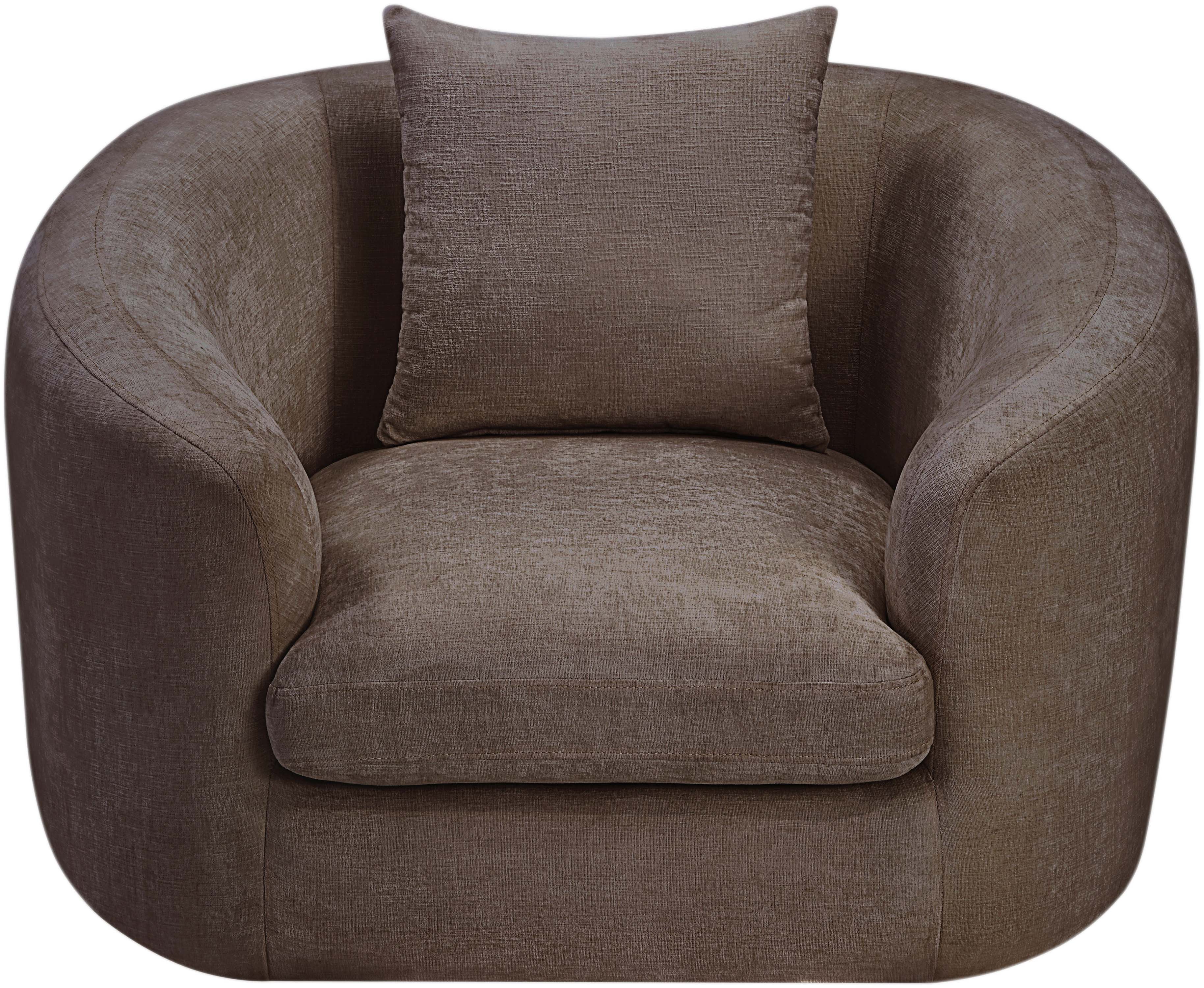 Penelope Chenille Fabric Upholstered Accent Chair