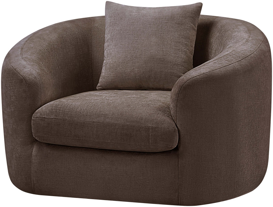 Penelope Chenille Fabric Upholstered Accent Chair