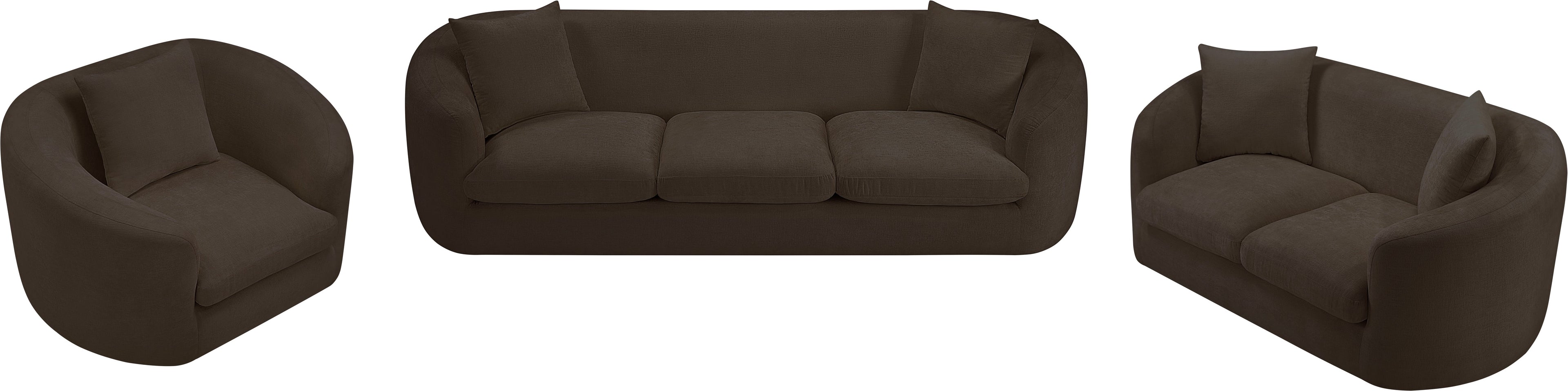 Penelope Chenille Fabric Upholstered Accent Chair
