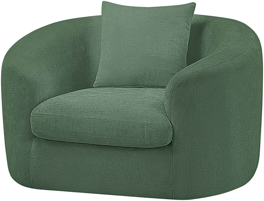 Penelope Chenille Fabric Upholstered Accent Chair