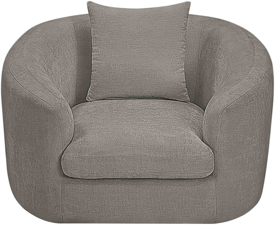 Penelope Chenille Fabric Upholstered Accent Chair
