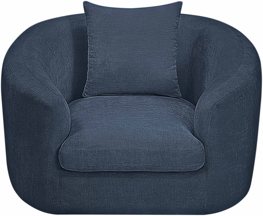 Penelope Chenille Fabric Upholstered Accent Chair