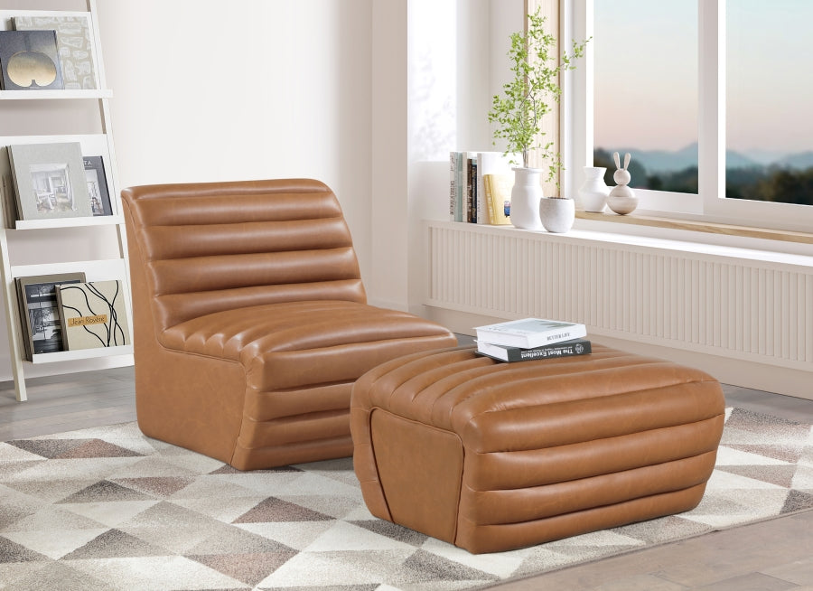 Vega Vegan Leather Upholstered Accent Chair