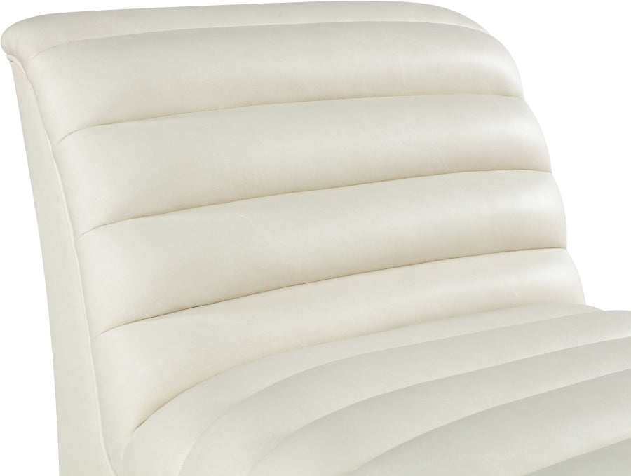 Vega Vegan Leather Upholstered Accent Chair