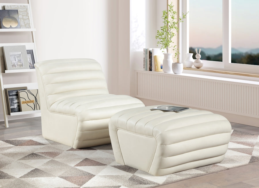Vega Vegan Leather Upholstered Accent Chair