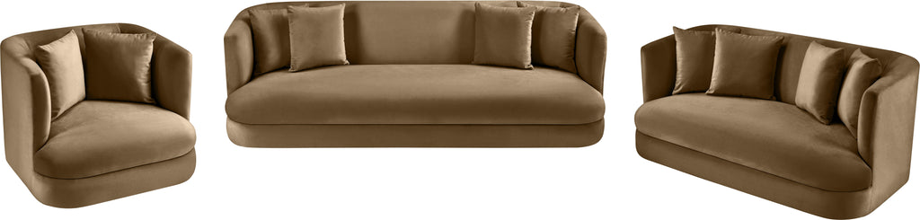 Alder Velvet Upholstered Accent Chair
