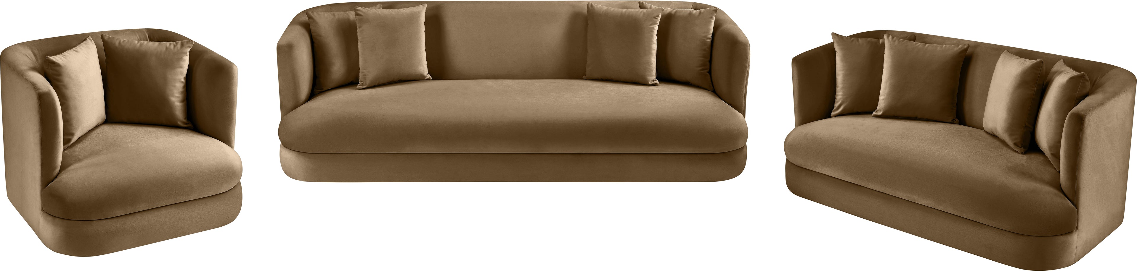 Alder Velvet Upholstered Accent Chair