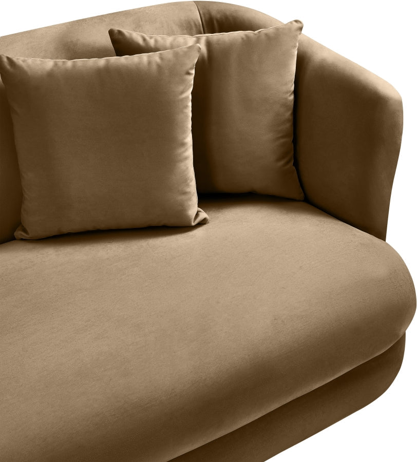 Alder Velvet Upholstered Accent Chair