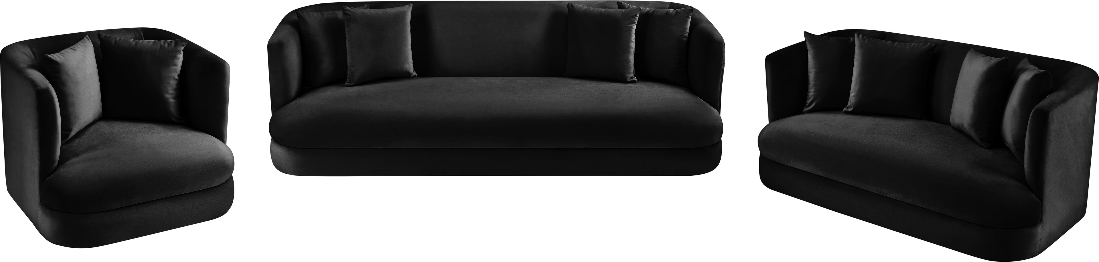 Alder Velvet Upholstered Accent Chair