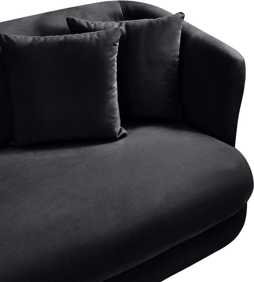 Alder Velvet Upholstered Accent Chair