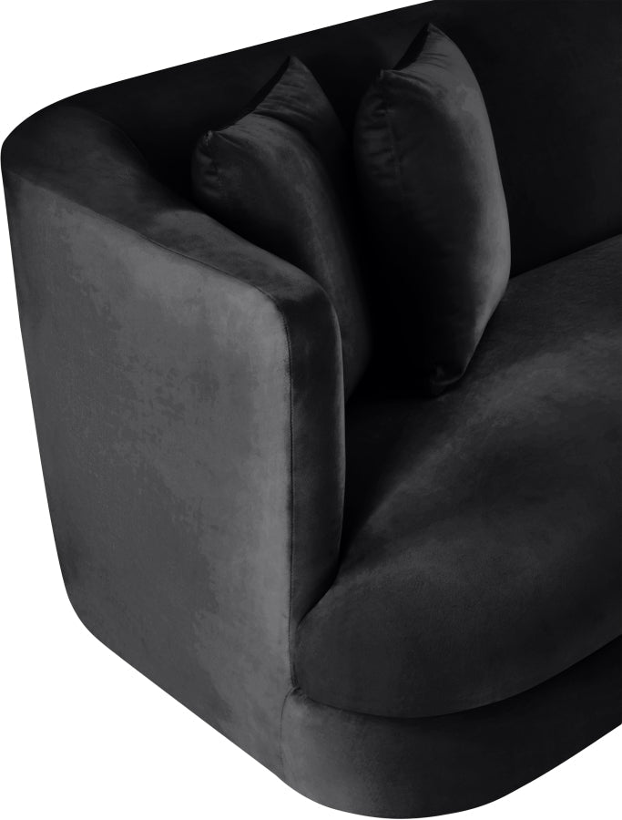 Alder Velvet Upholstered Accent Chair