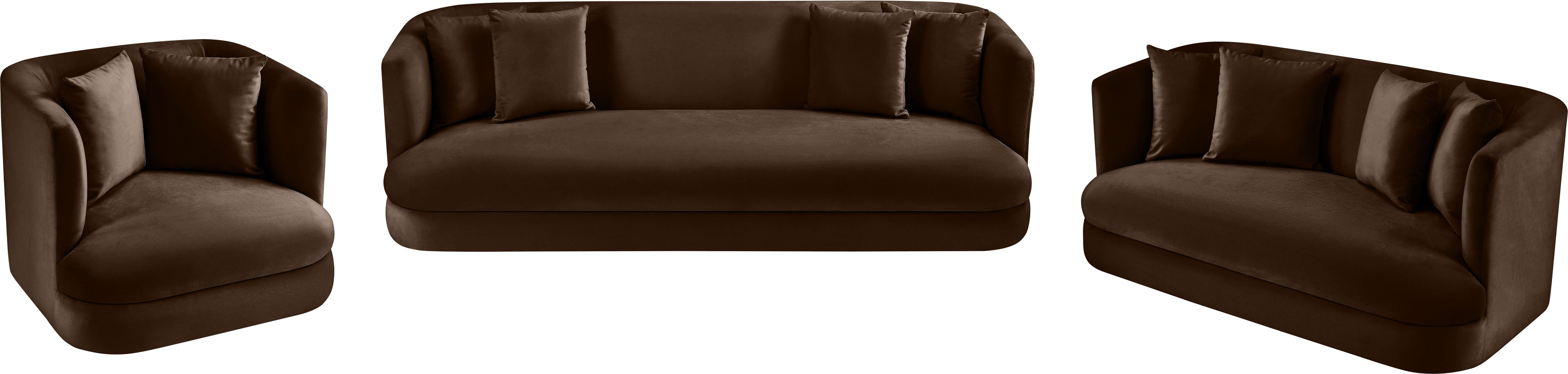 Alder Velvet Upholstered Accent Chair