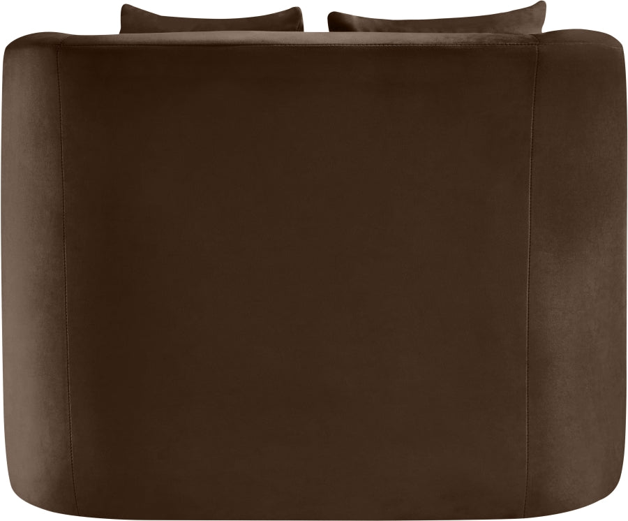 Alder Velvet Upholstered Accent Chair