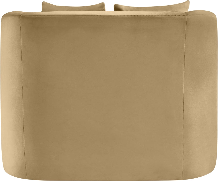 Alder Velvet Upholstered Accent Chair