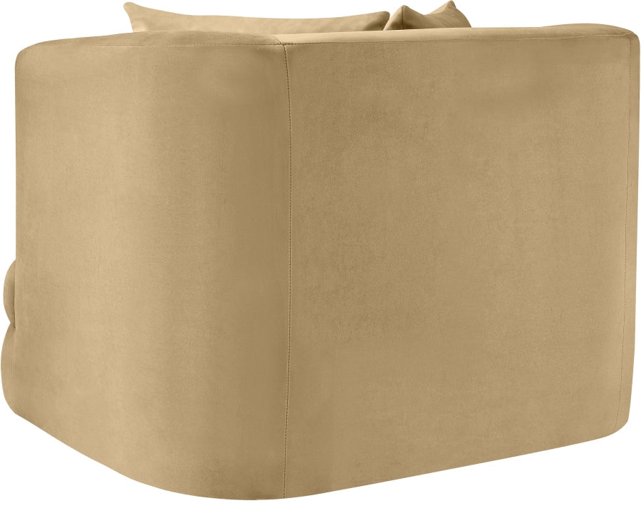 Alder Velvet Upholstered Accent Chair