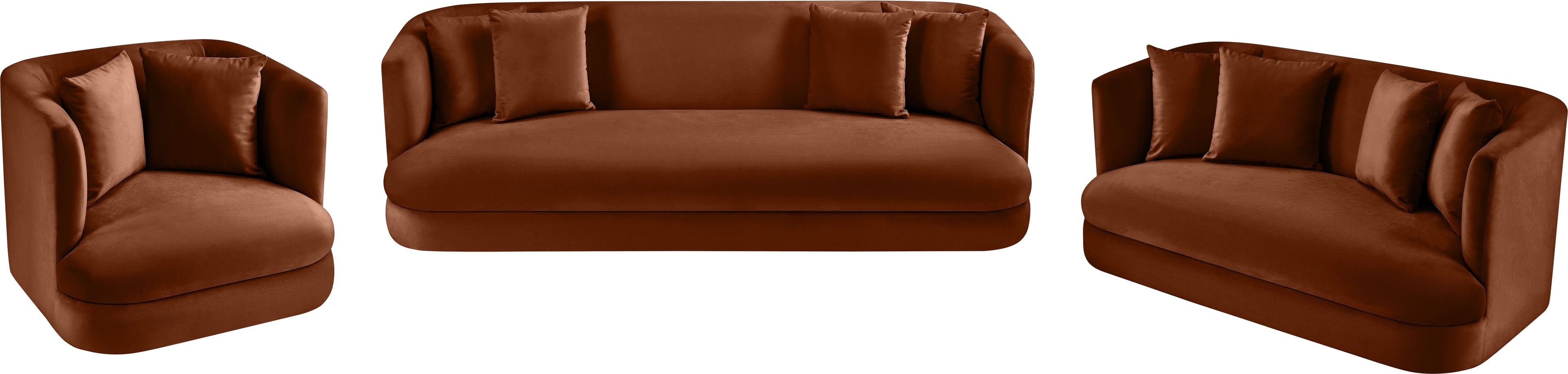 Alder Velvet Upholstered Accent Chair