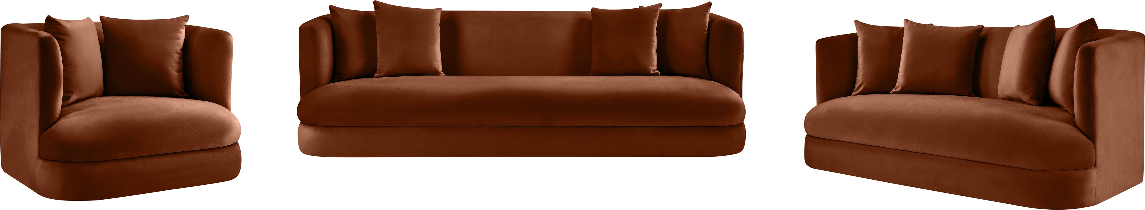Alder Velvet Upholstered Accent Chair