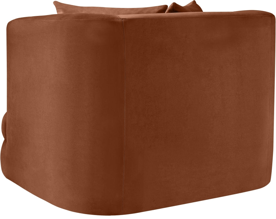 Alder Velvet Upholstered Accent Chair