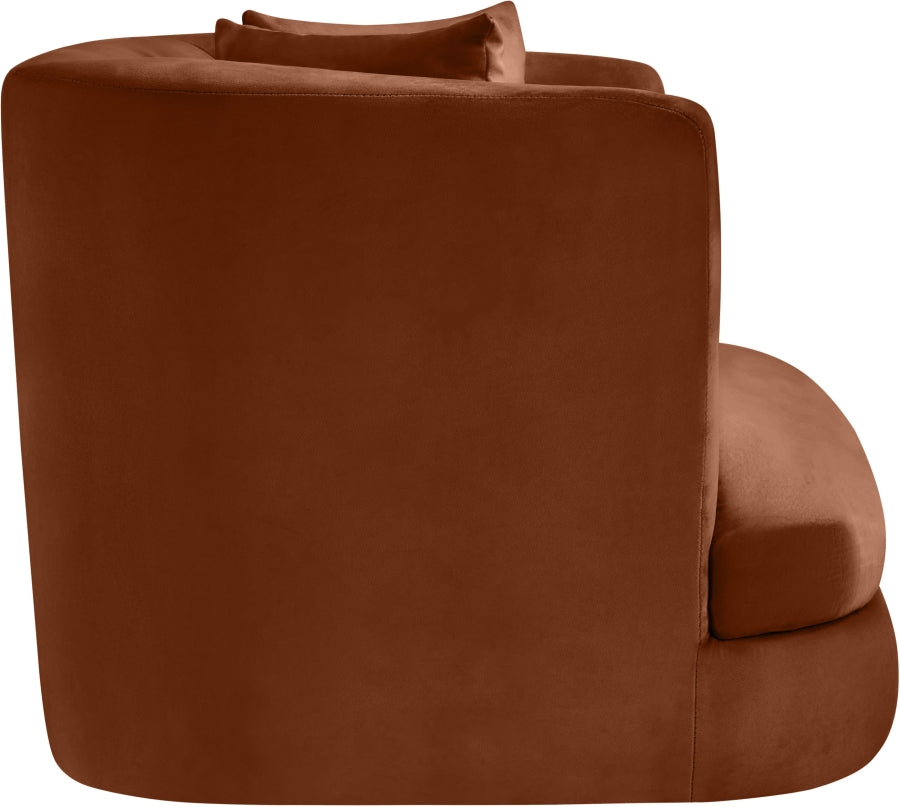 Alder Velvet Upholstered Accent Chair