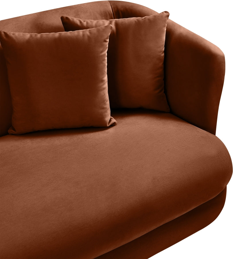 Alder Velvet Upholstered Accent Chair