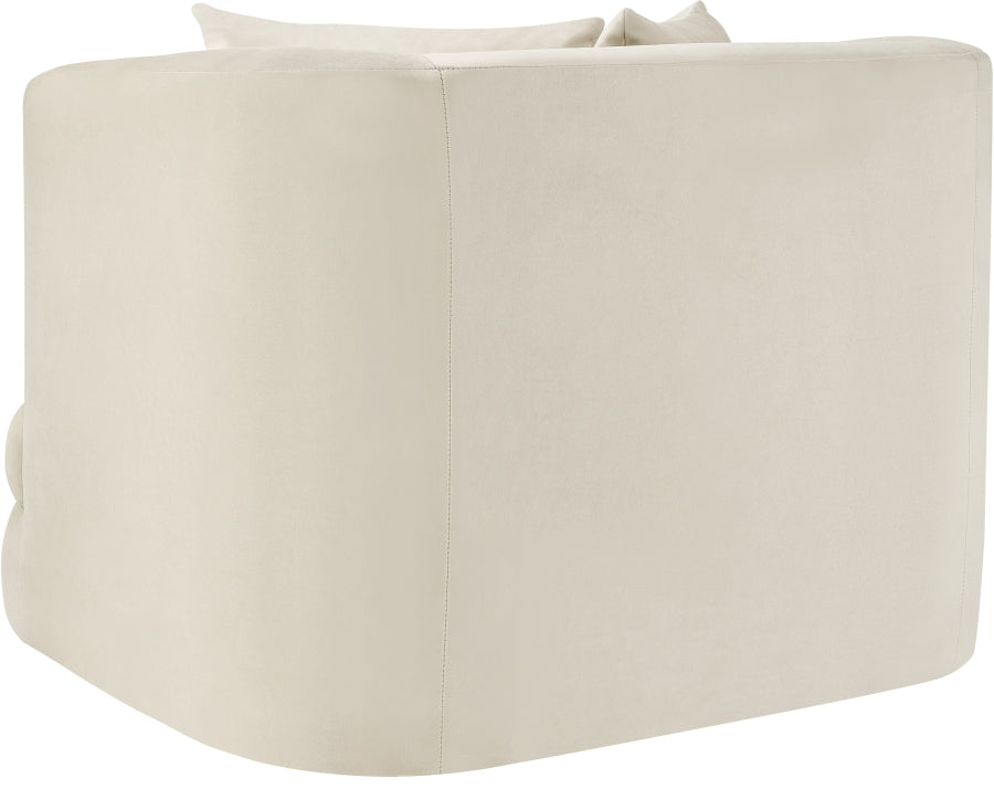 Alder Velvet Upholstered Accent Chair