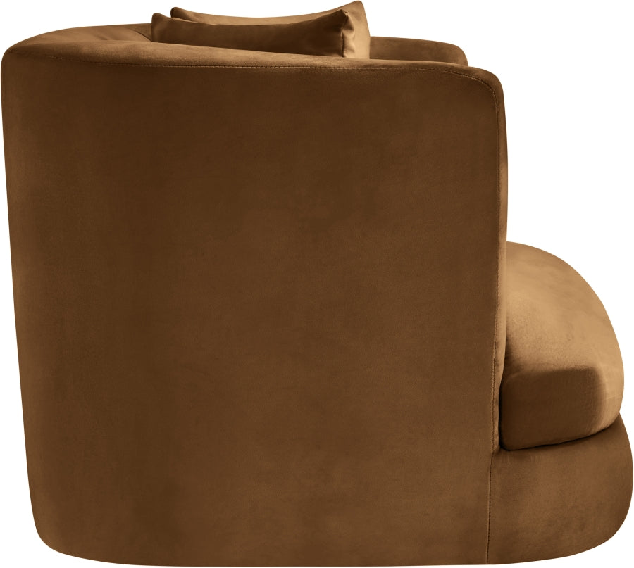 Alder Velvet Upholstered Accent Chair