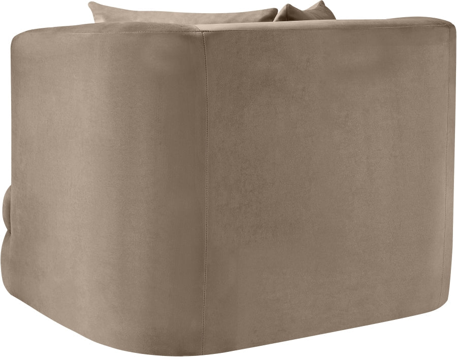 Alder Velvet Upholstered Accent Chair