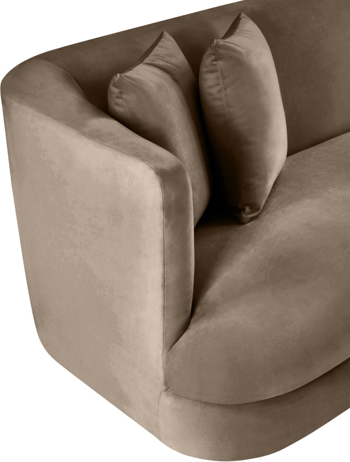 Alder Velvet Upholstered Accent Chair