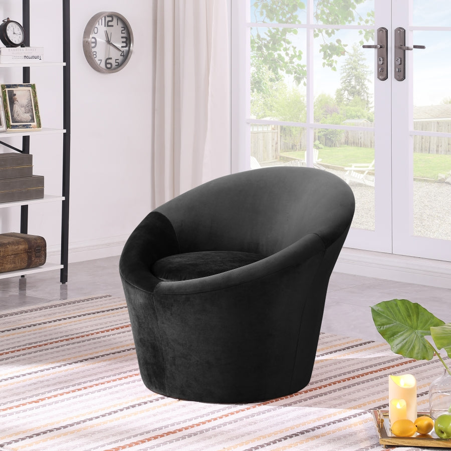 Tristan Velvet Upholstered Accent Chair