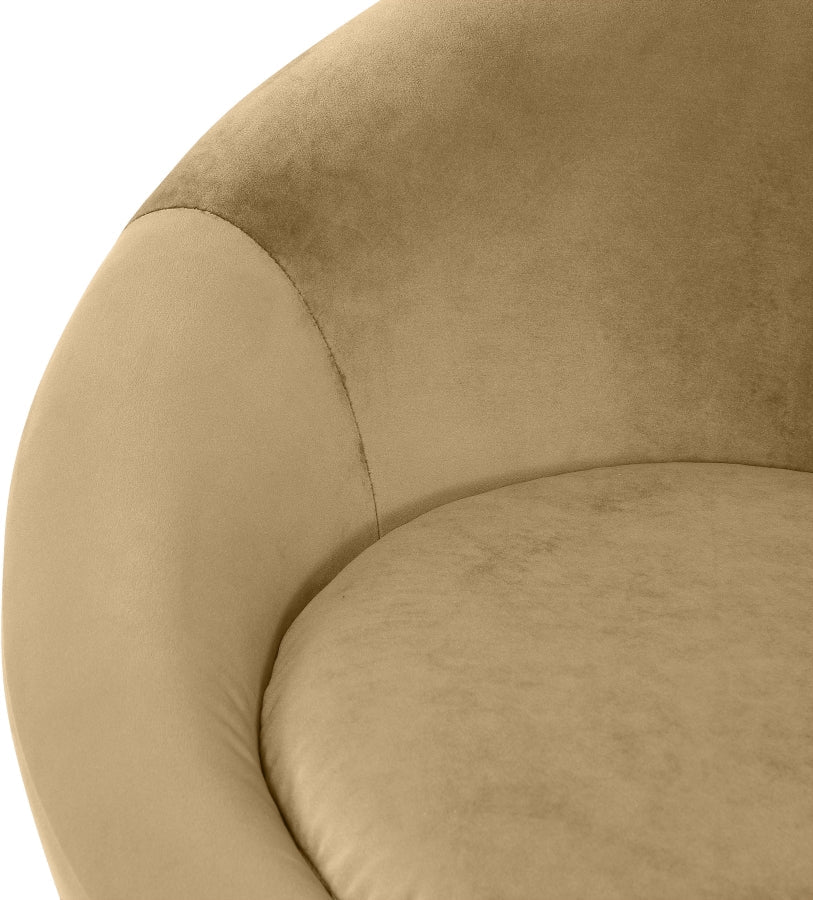 Tristan Velvet Upholstered Accent Chair