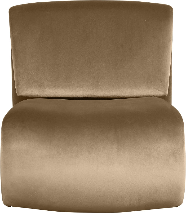Nouveau Velvet Upholstered Accent Chair
