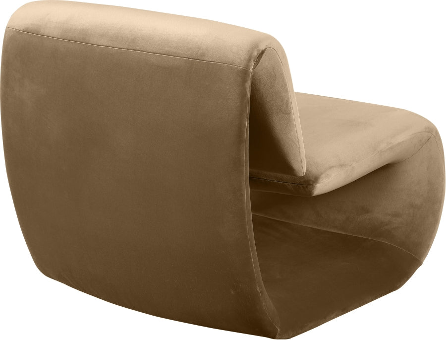 Nouveau Velvet Upholstered Accent Chair