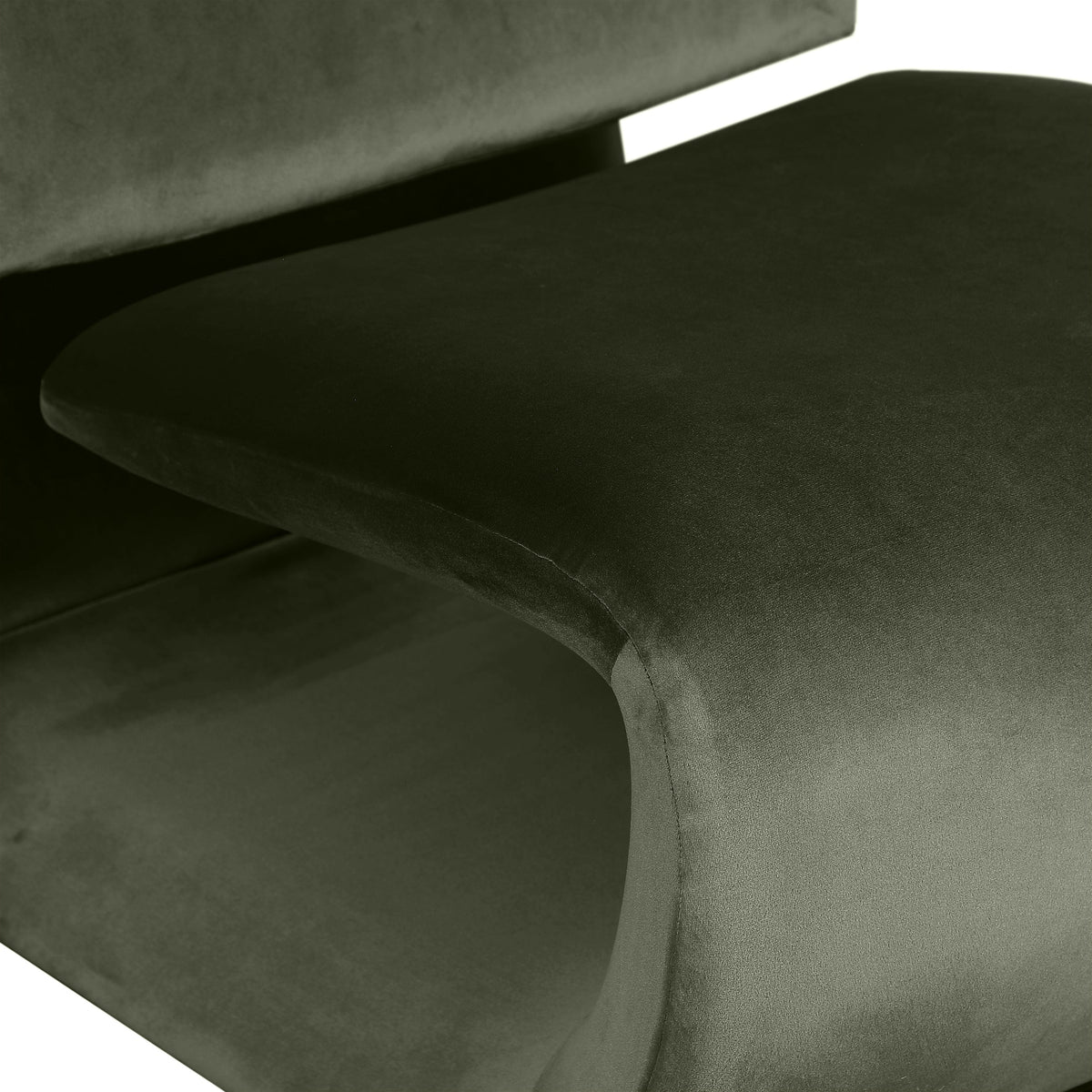 Nouveau Velvet Upholstered Accent Chair