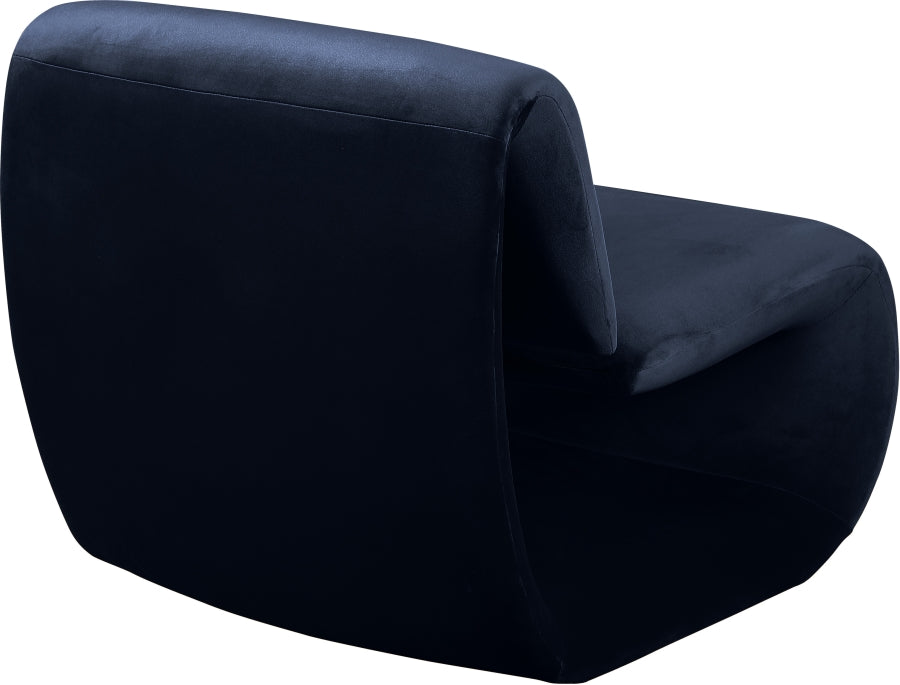 Nouveau Velvet Upholstered Accent Chair