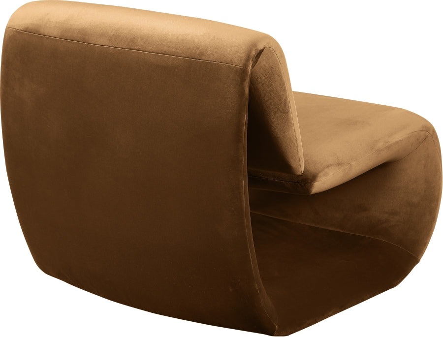 Nouveau Velvet Upholstered Accent Chair