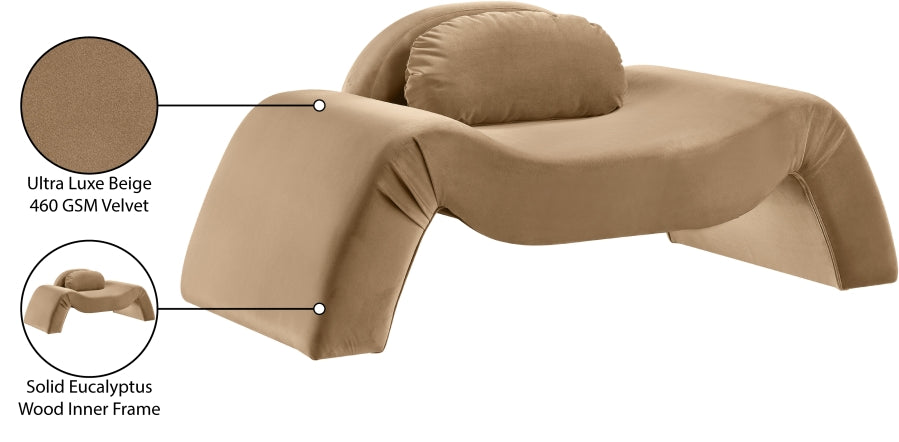 Austin Velvet Upholstered Accent Chair