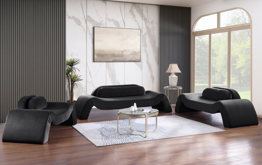 Austin Velvet Upholstered Accent Chair