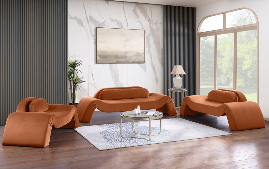 Austin Velvet Upholstered Accent Chair