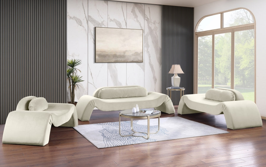 Austin Velvet Upholstered Accent Chair