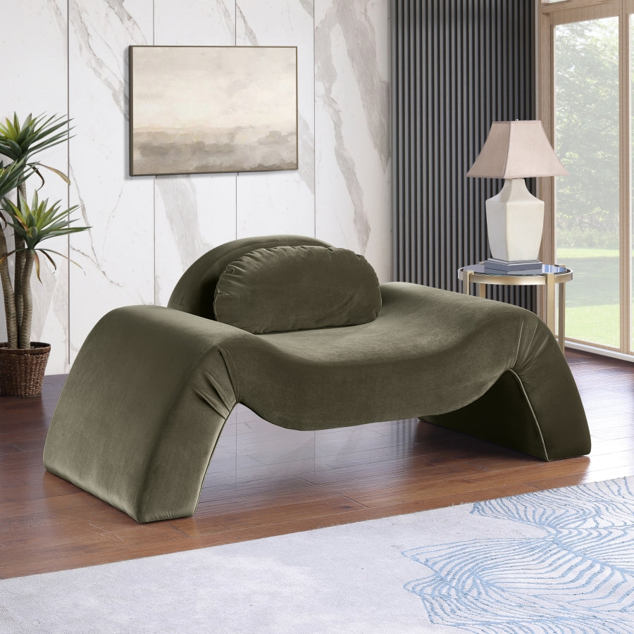 Austin Velvet Upholstered Accent Chair