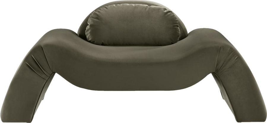 Austin Velvet Upholstered Accent Chair