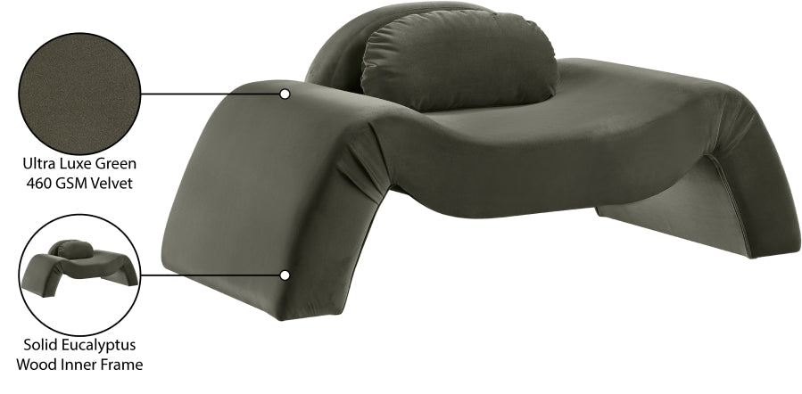 Austin Velvet Upholstered Accent Chair