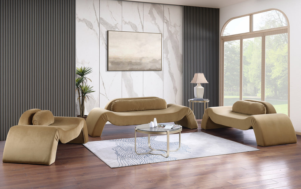Austin Velvet Upholstered Accent Chair